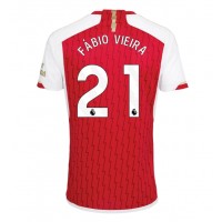 Camisa de Futebol Arsenal Fabio Vieira #21 Equipamento Principal 2023-24 Manga Curta